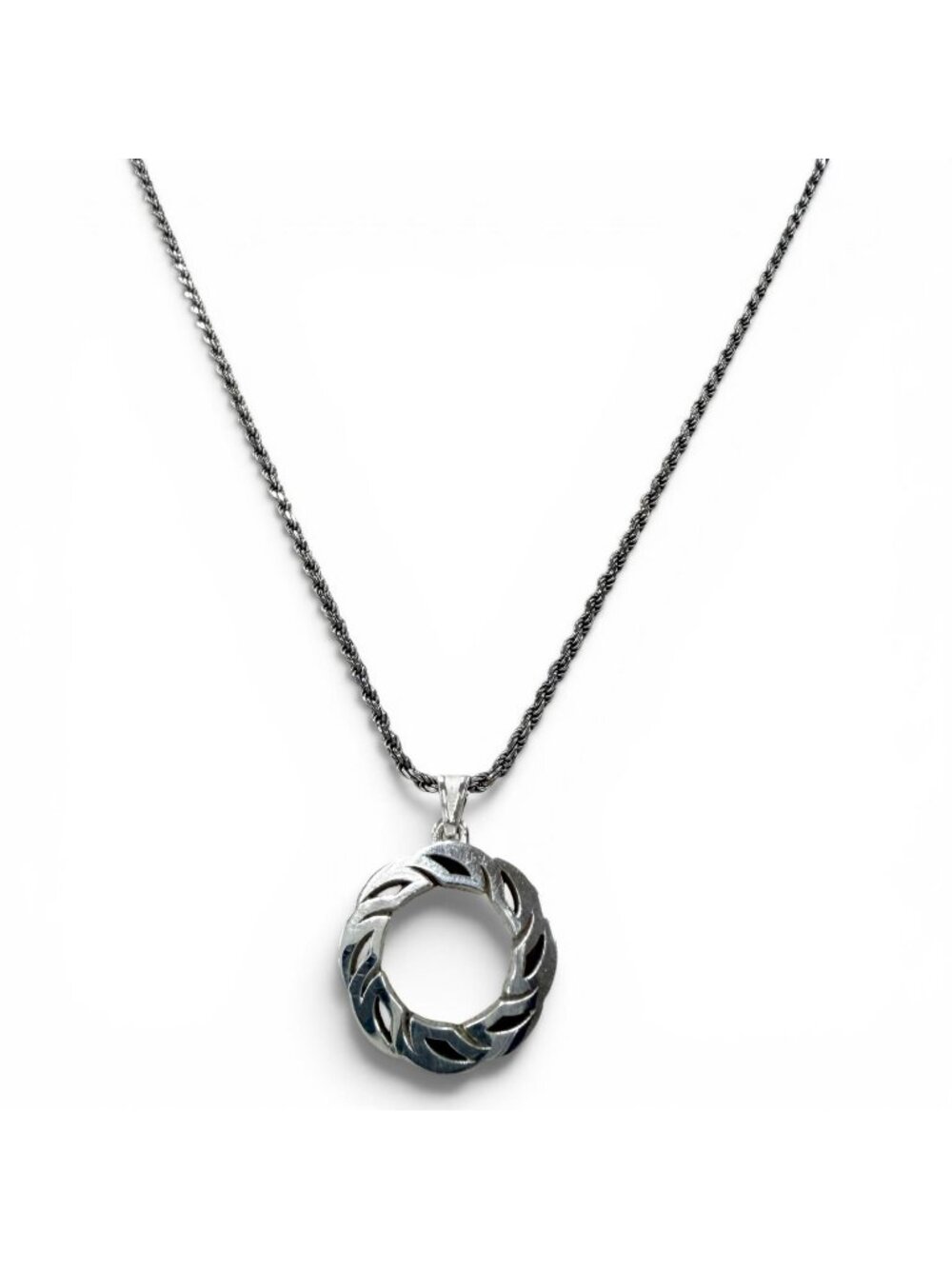 Bottega Veneta Tide Chain Necklace Silver
